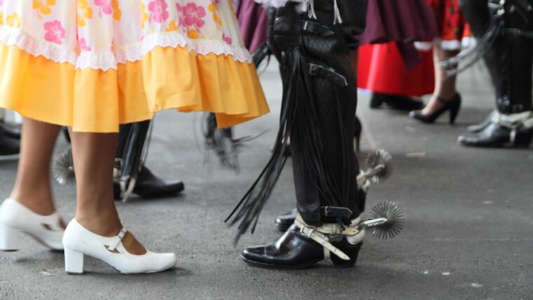 Photo "What shoes to wear with a salmon skirt"