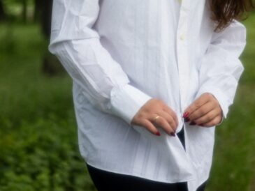 Photo white blouse